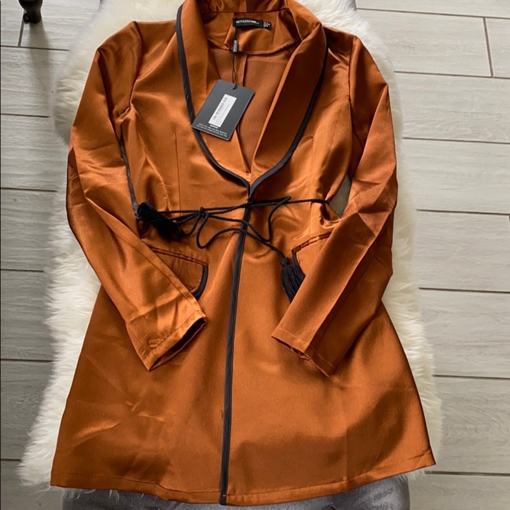Brown blazer dress